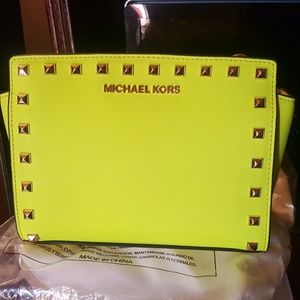 NEW* Michael Kors Small Studded Selma Crossbody